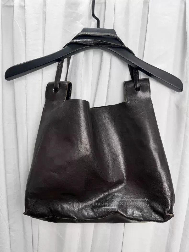 Yohji Yamamoto Yohji Yamamoto Real Leather Tote Bag Size ONE SIZE - 5 Thumbnail