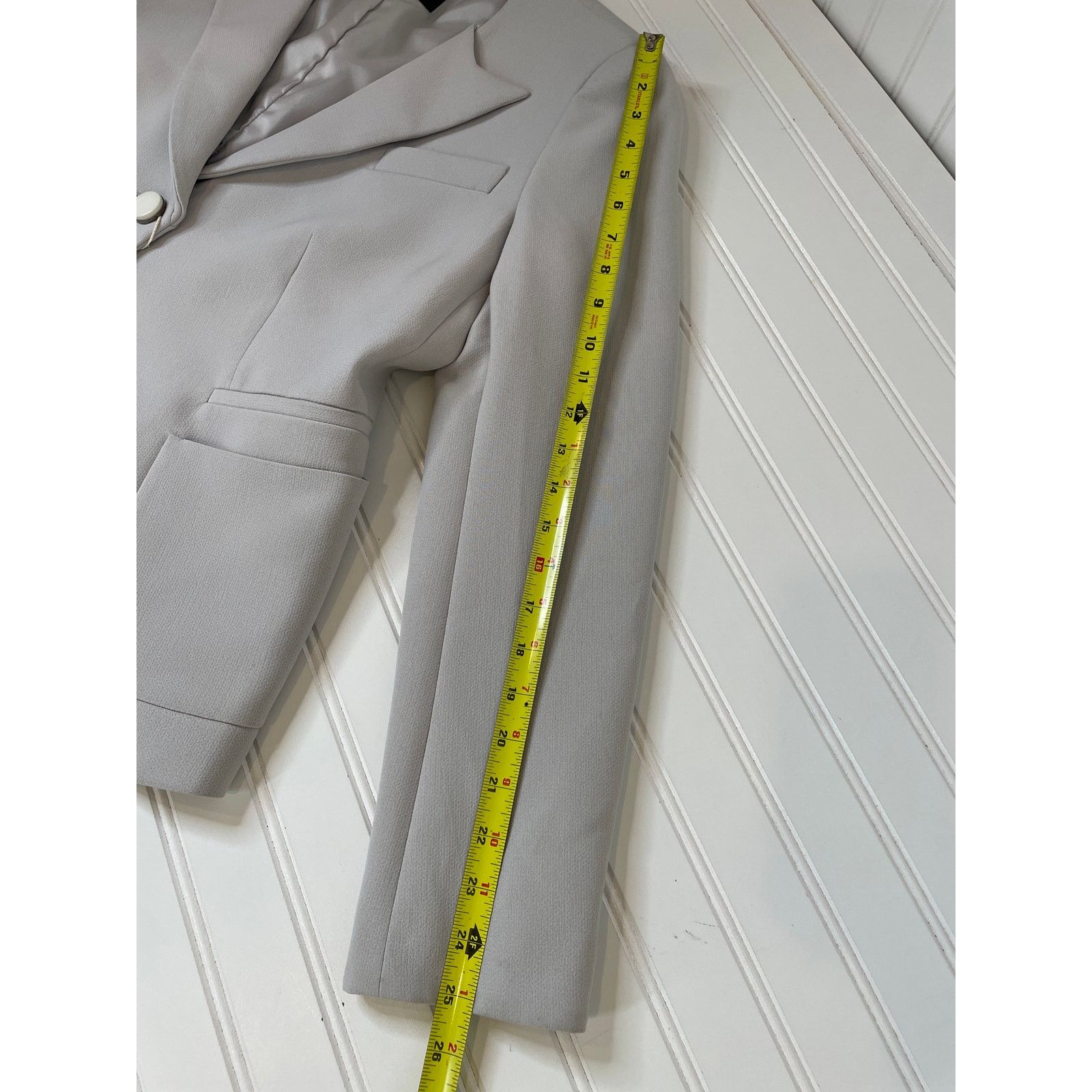 Emporio Armani Emporio Armani Gray Blazer Corpcore Office Corporate 12 Size XL / US 12-14 / IT 48-50 - 9 Thumbnail