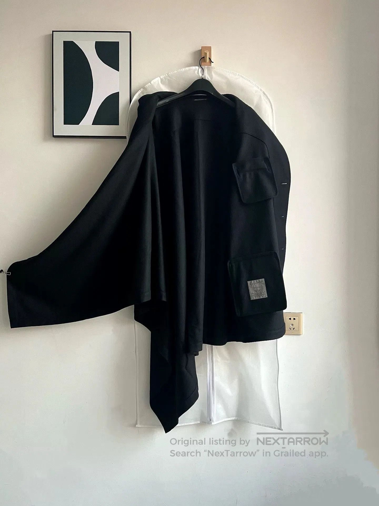 Yohji Yamamoto Yohji Yamamoto Asymmetrical Cape Coat. Size US L / EU 52-54 / 3 - 6 Thumbnail