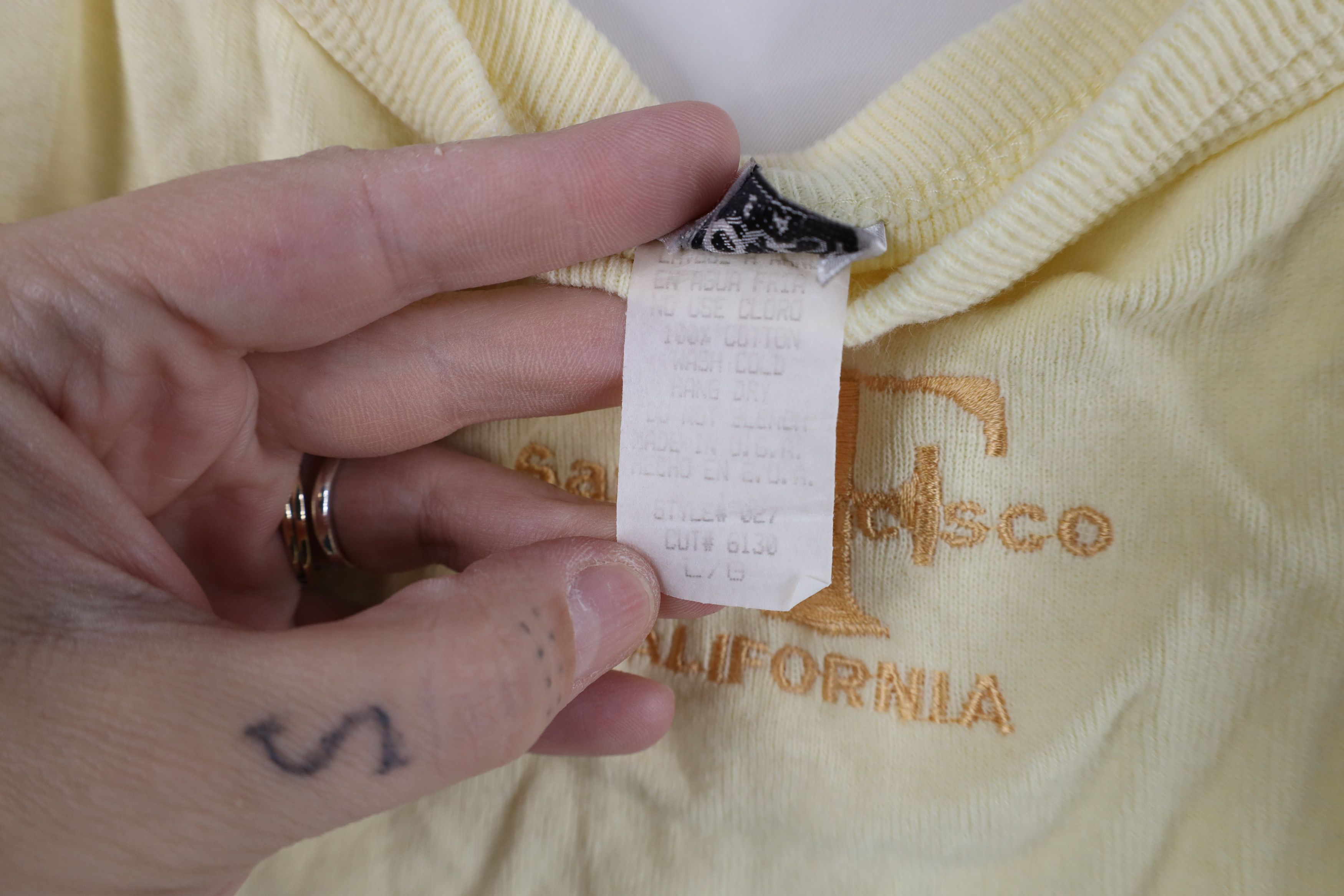 Vintage Vintage 90s Cropped San Francisco Cami Tank Top T-Shirt USA Size L / US 10 / IT 46 - 6 Thumbnail
