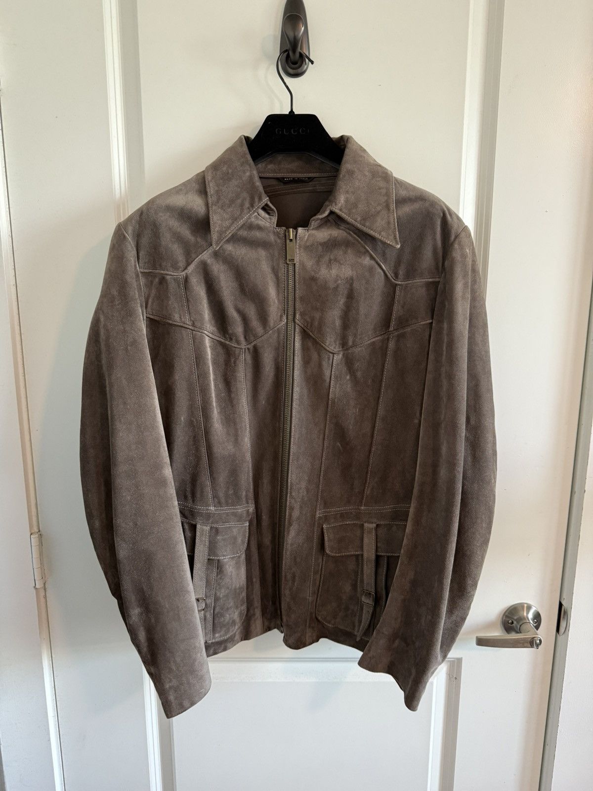 Gucci x Tom Ford SS ‘04 Suede Leather Jacket