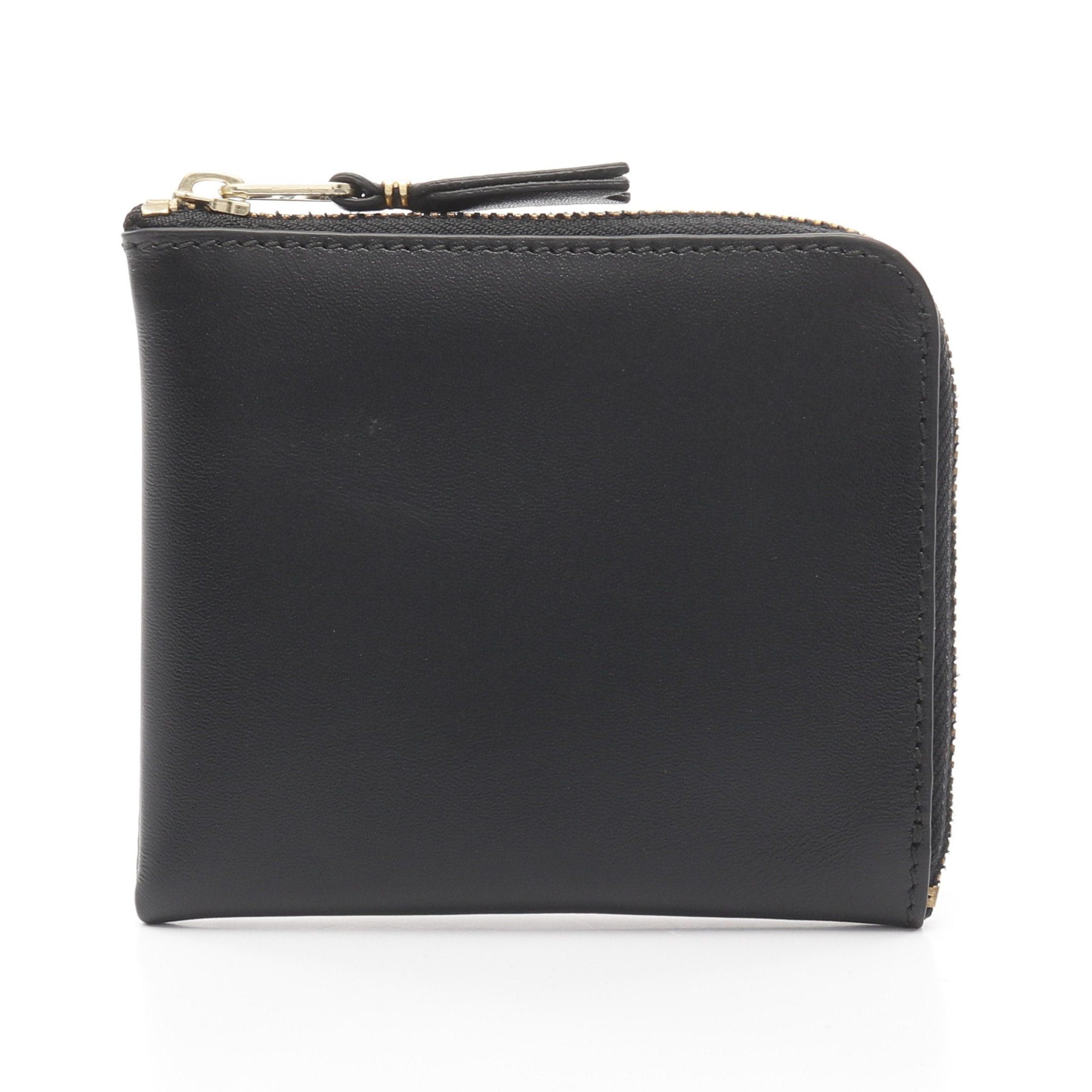 Comme des Garcons Comme Des Garcons Classic Plain Coin Purse Leather Black Size ONE SIZE - 1 Thumbnail