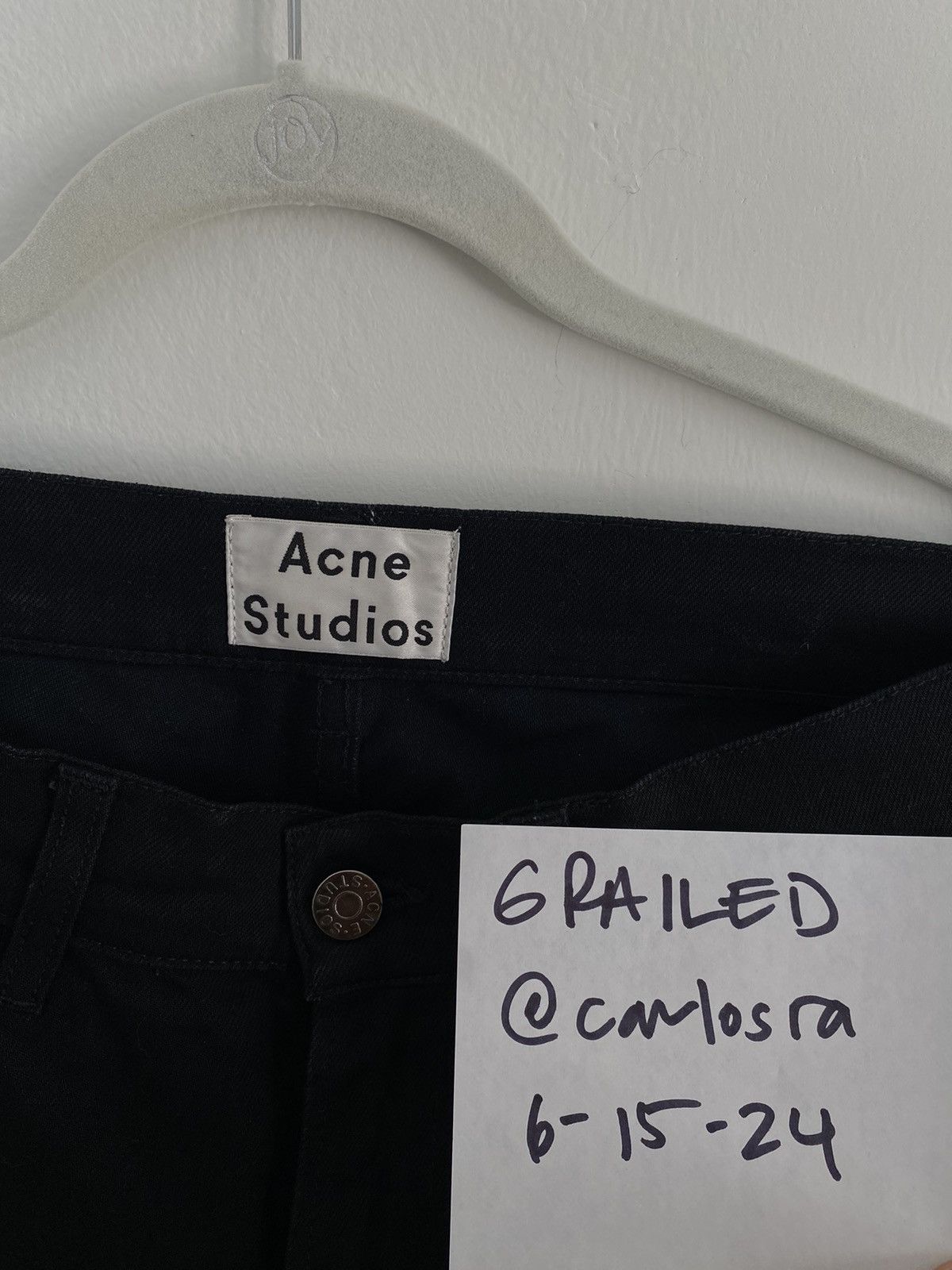 Acne Studios Black Jeans