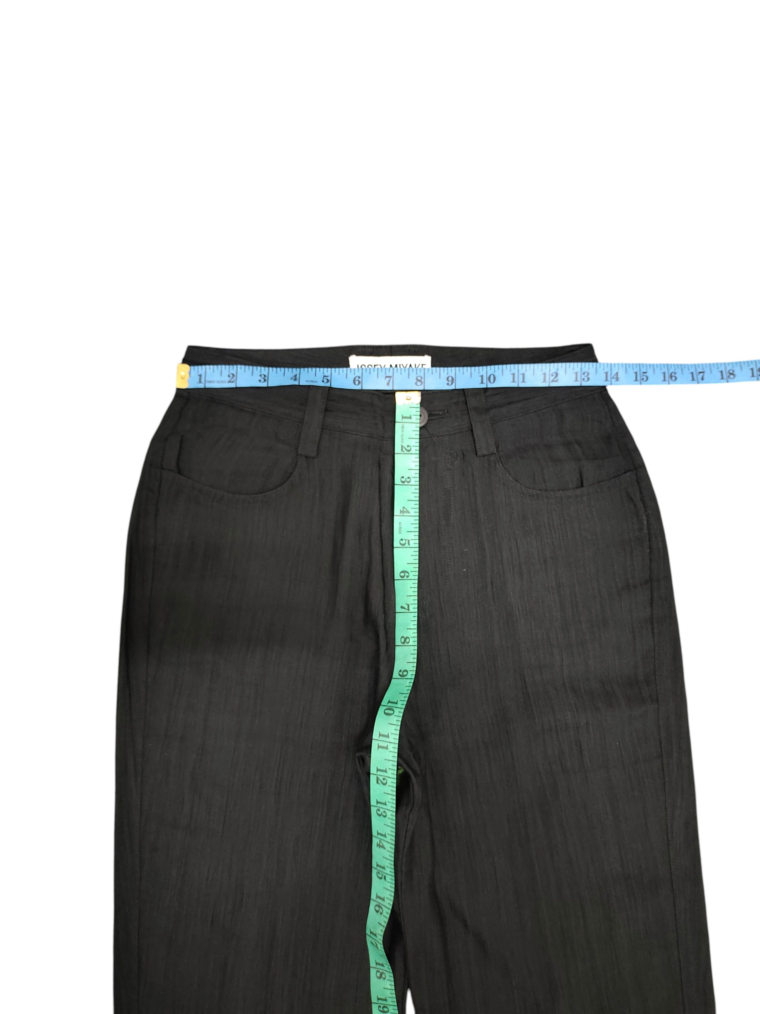 Issey Miyake Vintage Issey Miyake hemp Nylon Blend Trouser Pants Size 27" / US 4 / IT 40 - 13 Thumbnail