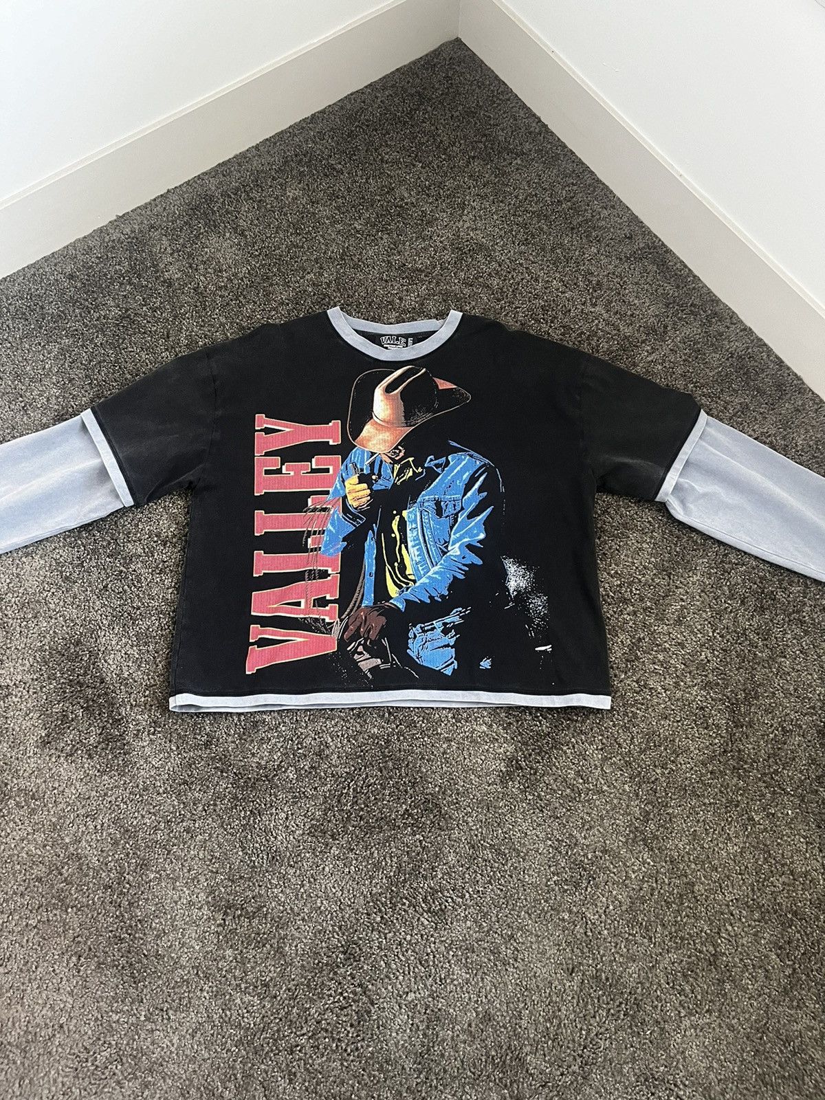 Vale Valelives Valeforever Cowboy Long Sleeve Tee Size US L / EU 52-54 / 3 - 2 Thumbnail