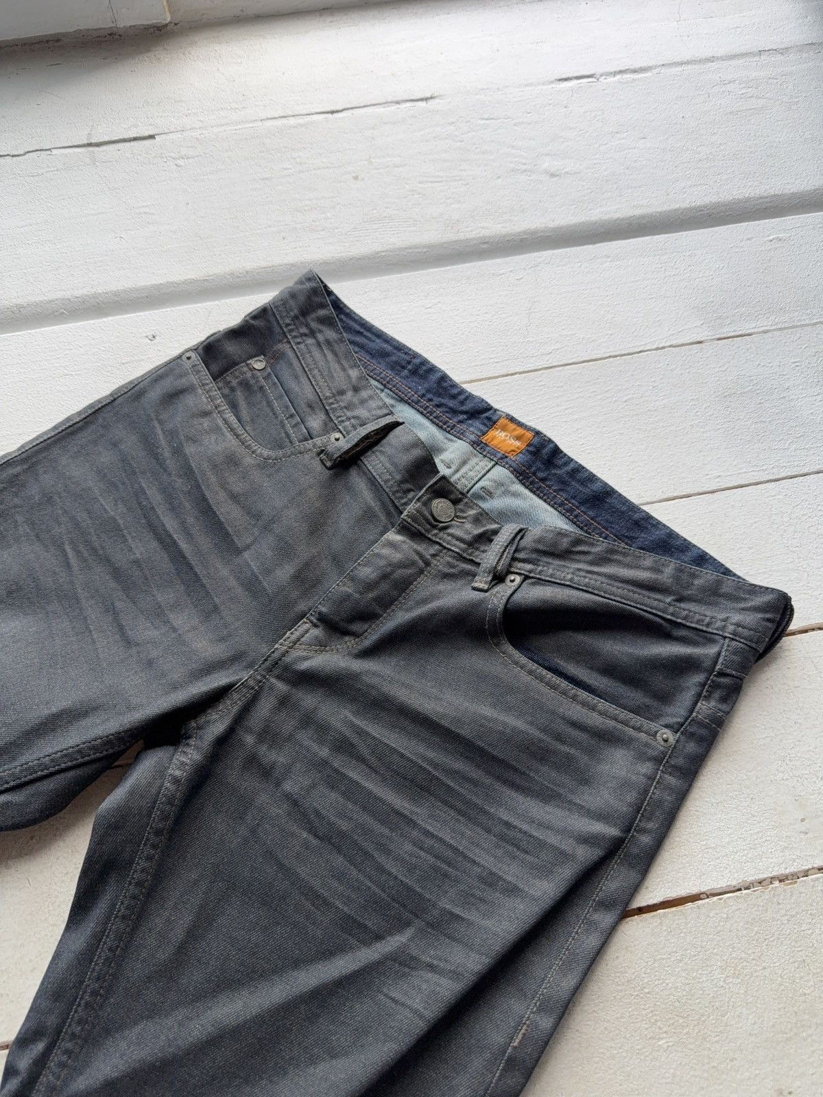 Hugo Boss Vinatage Style Luxury Designer Hugo Boss Orang tag jeans Size US 32 / EU 48 - 4 Thumbnail