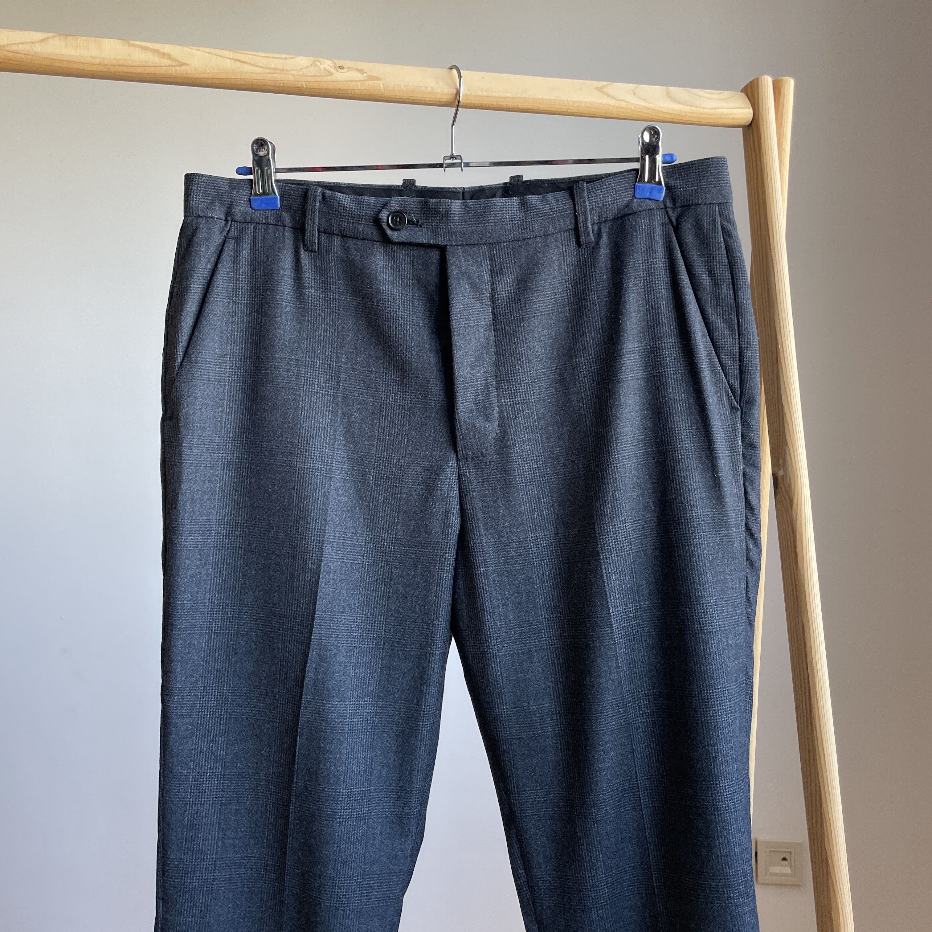 Allsaints Allsaints Check Wool Dayton Cropped Dress Trousers Size 32 Size US 32 / EU 48 - 3 Thumbnail