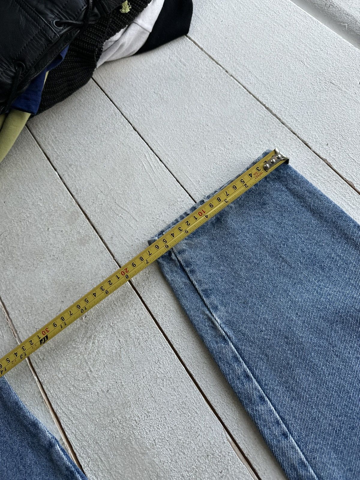 Giorgio Armani VNTG🚨90s Armani Jeans Denim blue Mens Pants Size US 30 / EU 46 - 18 Thumbnail