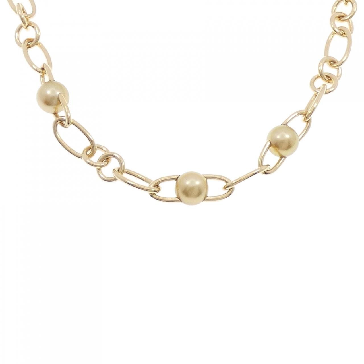 Mikimoto Mikimoto White South Sea Pearl Au750 Necklace Metal Necklace DUTY FREE for USA