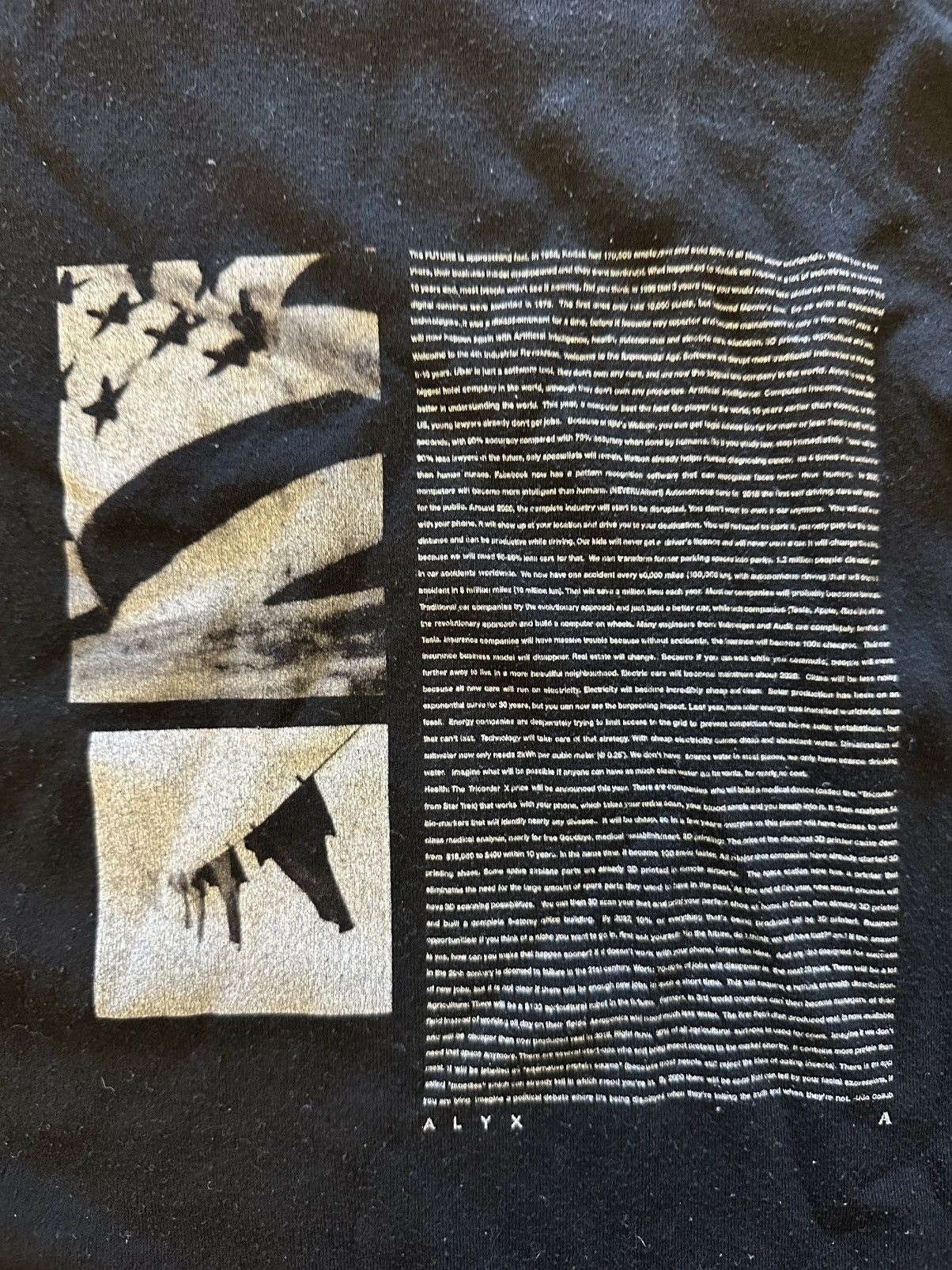 Alyx Alyx Flag Graphic L/S T-Shirt Size US M / EU 48-50 / 2 - 3 Thumbnail