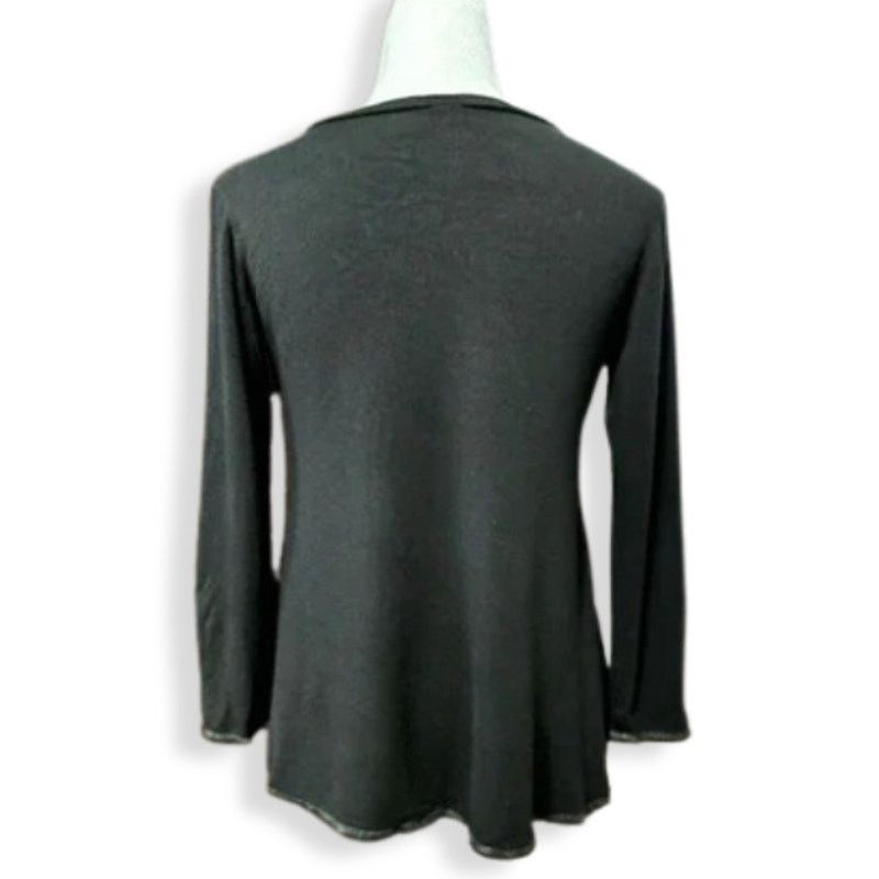 Other Go Couture Pullover Top Asymmetric Hemline Black Women's M Size M / US 6-8 / IT 42-44 - 4 Thumbnail