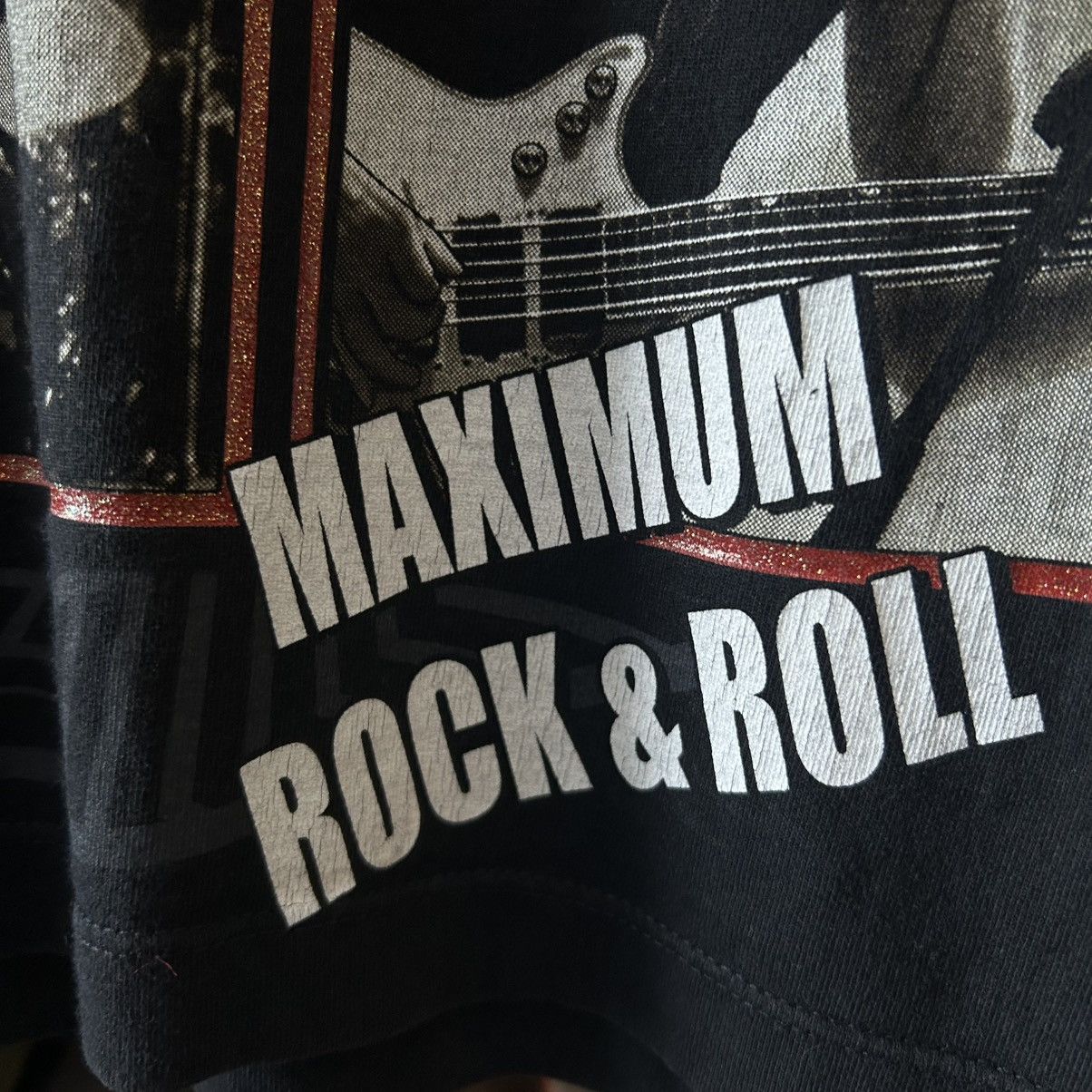 Band Tees Vintage AC/DC Maximum Rock And Roll overprinted tee size S Size US S / EU 44-46 / 1 - 3 Thumbnail