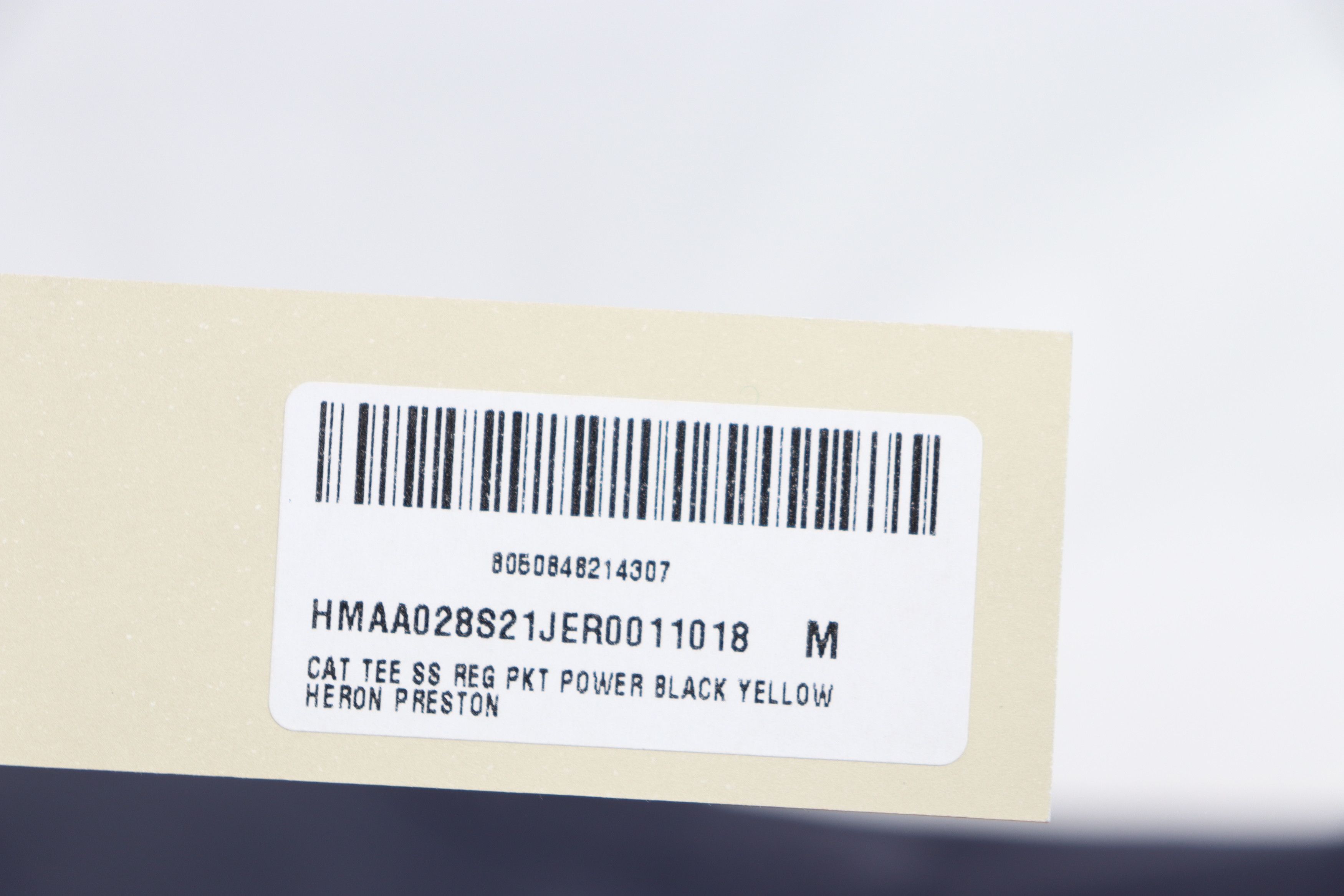 Heron Preston o1rshd11223 Cat Tee SS Regular Pocket Powder Black Yellow Size US M / EU 48-50 / 2 - 9 Thumbnail