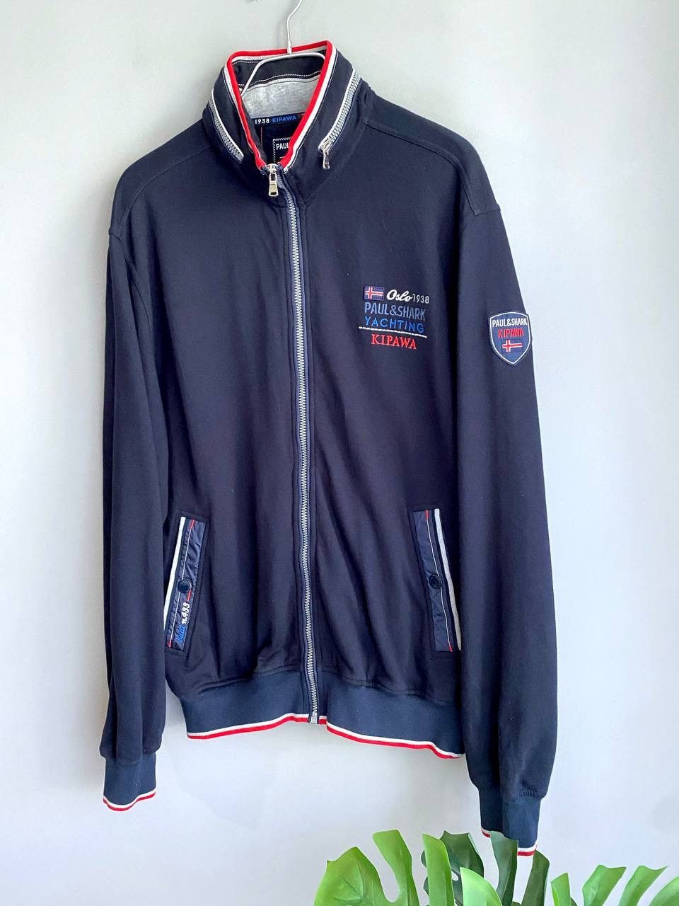 Paul & Shark Paul Shark Yachting Royal Ocean Men's Zip Track Jacket, XL Size US XL / EU 56 / 4 - 2 Thumbnail