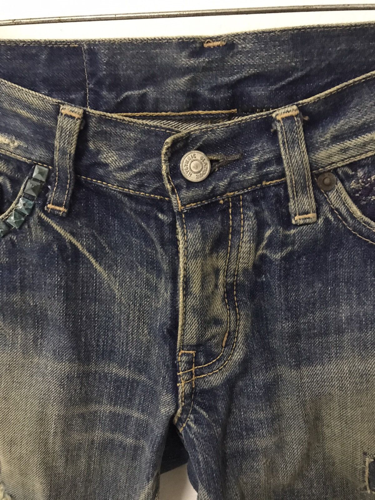 Hysteric Glamour Vintage hysteric glamour distressed style selvedge punk Size 30" / US 8 / IT 44 - 7 Thumbnail