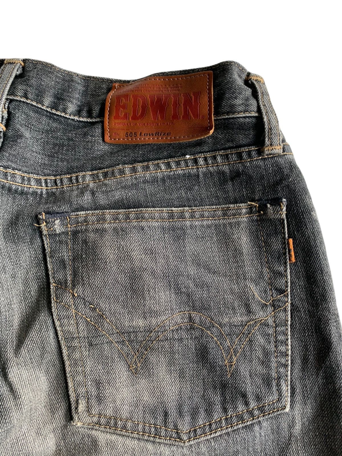 Edwin × If Six Was Nine × Kapital EDWIN SELVEDGE 505 BUTTON FLY RUSTY DISTRESSED DENIM Size US 30 / EU 46 - 12 Thumbnail