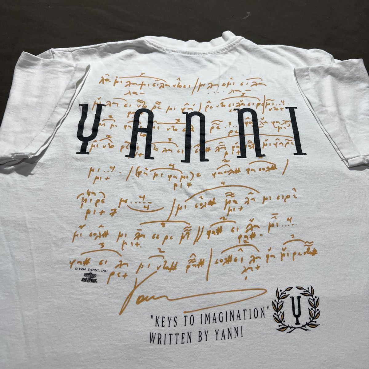 Band Tees Vintage 90s Yanni composer keyboard player Tee L Winterland Size US L / EU 52-54 / 3 - 1 Thumbnail