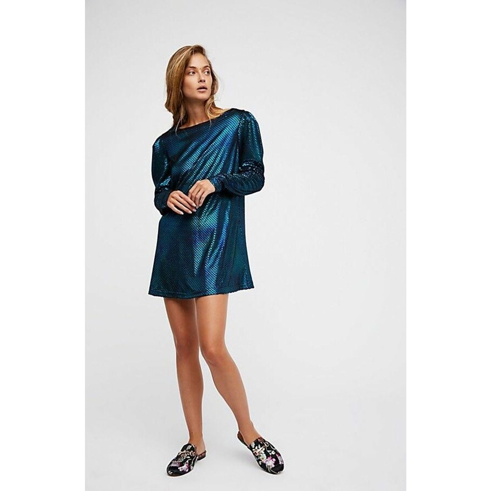 Free People New Free People Diamonds are Forever Mini Dress $128 X-Small Size XS / US 0-2 / IT 36-38 - 7 Thumbnail