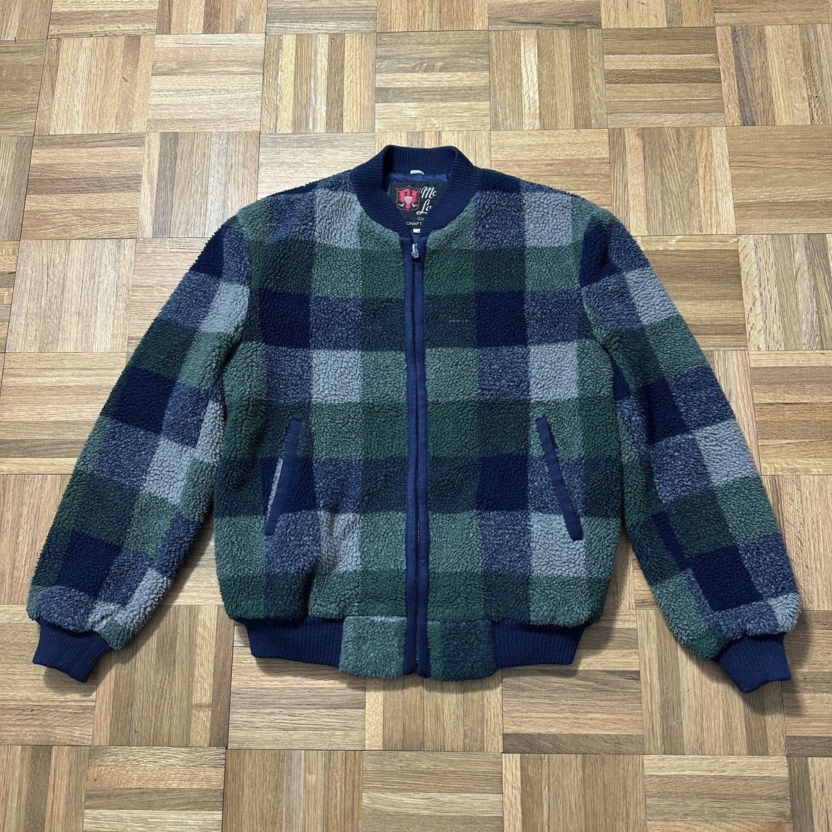 Vintage Vintage McLaren fleece bomber jacket Size US S / EU 44-46 / 1 - 1 Thumbnail