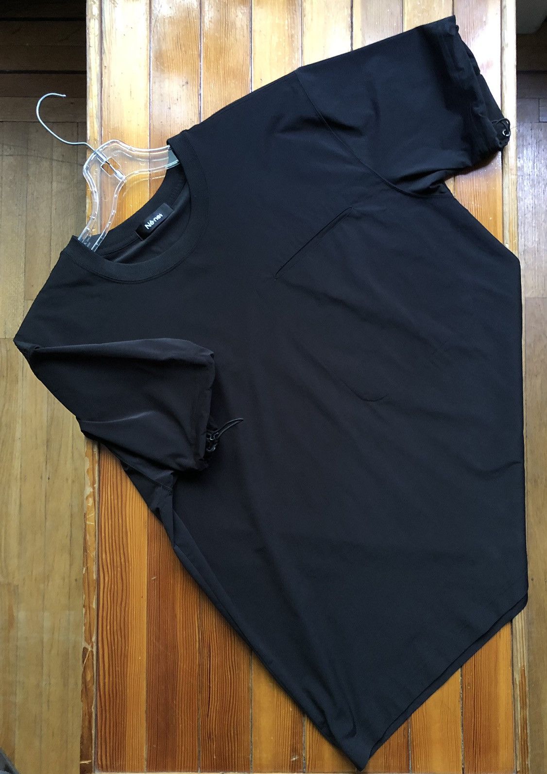 Issey Miyake × Ne-Net Ne-Net Drawstring Sleeve Nylon T Shirt Size US L / EU 52-54 / 3 - 14 Thumbnail