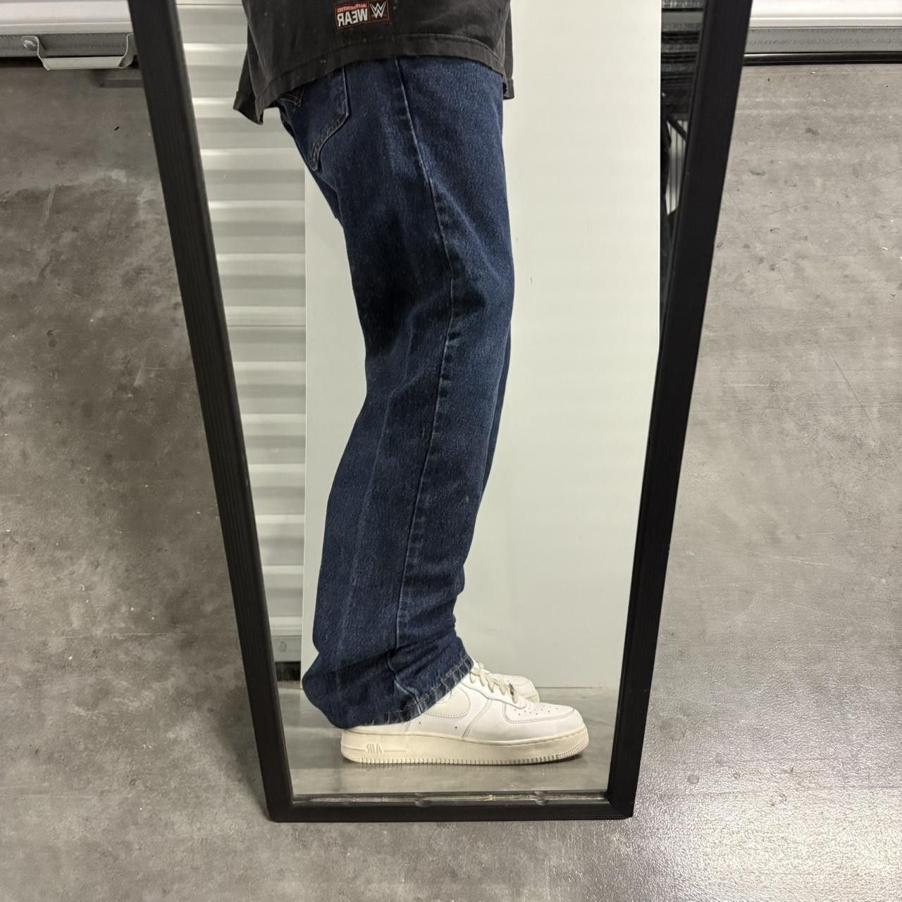Levi's × Vintage Crazy Vintage Y2K/2000s Levis Dark Wash Workwear Style Denim Jeans! Size US 36 / EU 52 - 2 Thumbnail