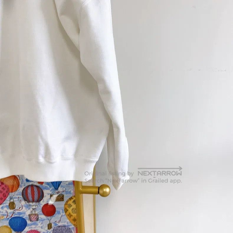 Balenciaga Balenciaga White Lettering Logo Hooded Sweatshirt Size US M / EU 48-50 / 2 - 6 Thumbnail