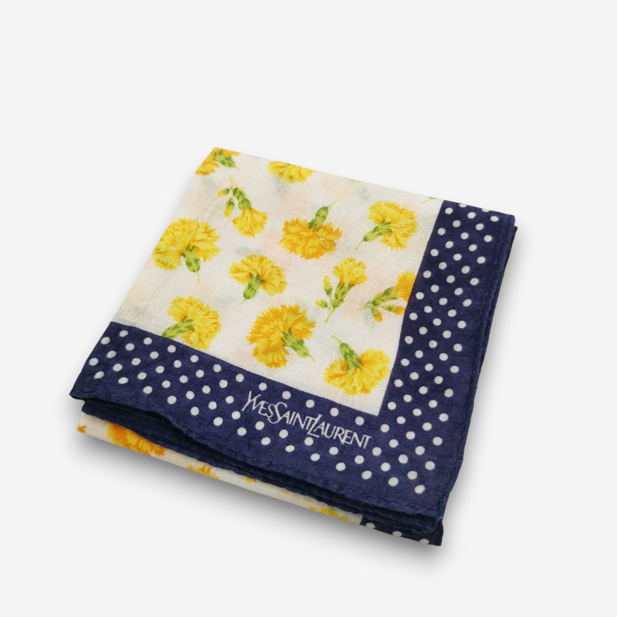 Vintage Vintage Yves Saint Laurent Handkerchief Pocketsquare Bandana Size ONE SIZE - 4 Thumbnail