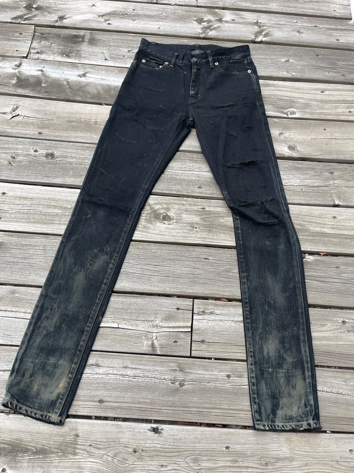 Hedi Slimane collectable slp d02 jeans 26 28 hedi saint laurent denim Size US 26 / EU 42 - 1 Thumbnail