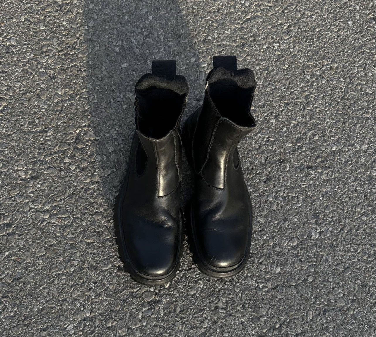 Prada Prada Brixxen Black Leather Chelsea Boots Size US 9 / EU 42 - 4 Thumbnail