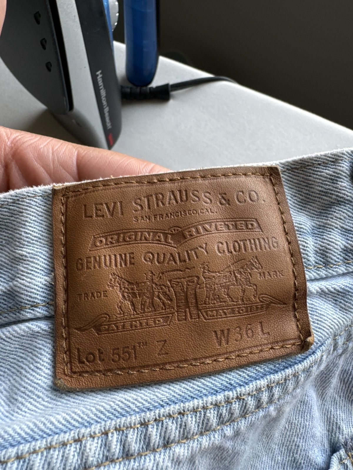 Levi's Levi's 505 regular fit blue jeans W36 x L36 Size US 36 / EU 52 - 6 Thumbnail