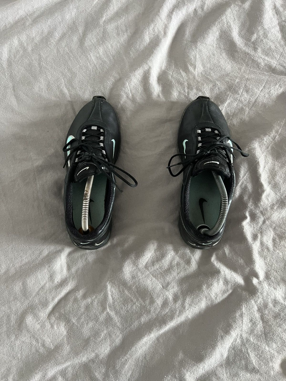 Nike Y2k Nike Leather Low Sneakers Vintage 38.5 Size US 8.5 / IT 38.5 - 4 Thumbnail
