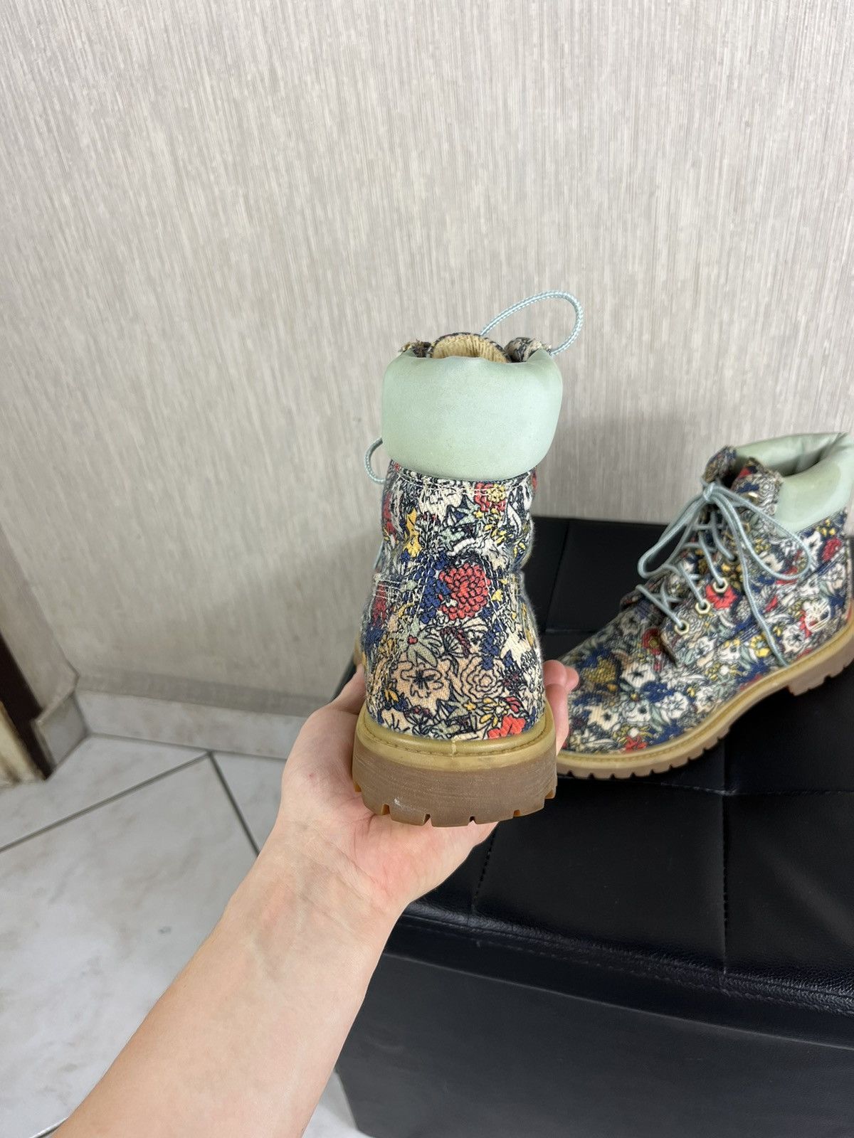 Timberland × Vintage Timberland floral boots shoes full all over print Size US 7.5 / IT 37.5 - 8 Thumbnail