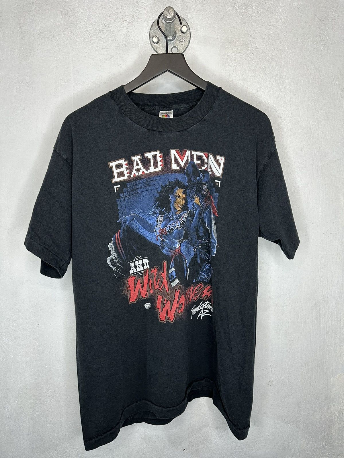 image of Vintage 1993 Bad Men And Wild Women in Black (Size XL)