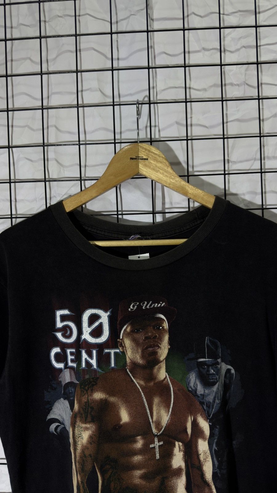 Rap Tees Vintage 00's bootleg 50 cent rap tee shirt Size US L / EU 52-54 / 3 - 7 Thumbnail