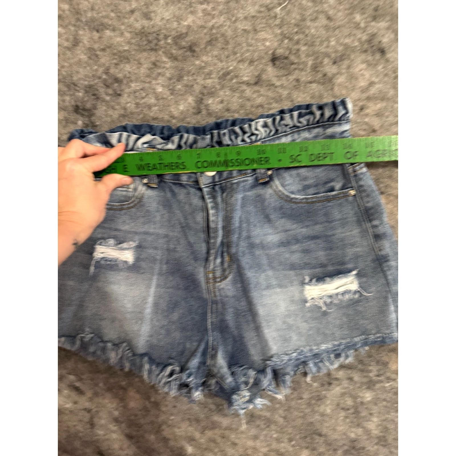 Vintage Hayden Jeans Shorts Paperbag Waist Medium Cut-Off Women M Blue Size 32" / US 10 / IT 46 - 5 Thumbnail