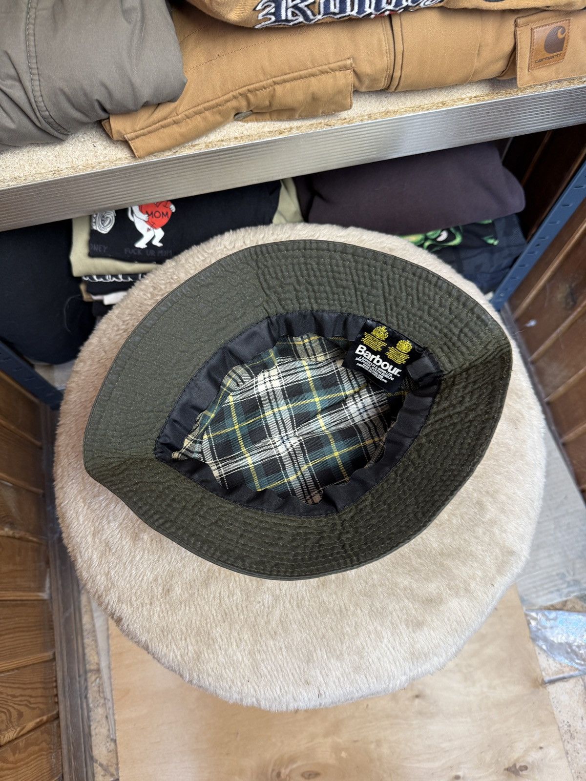 Barbour Barbour Vintage Wax Hat Panama Size ONE SIZE - 4 Thumbnail