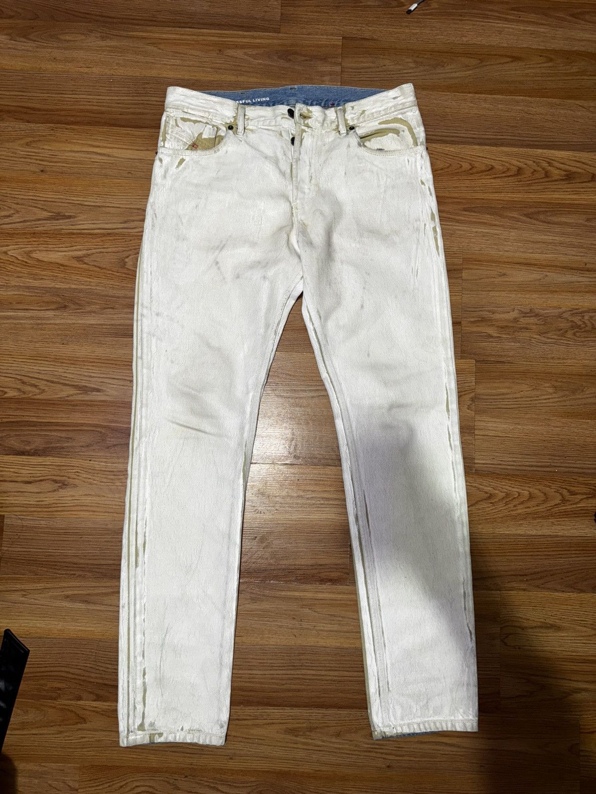 Diesel Diesel painted jeans Size US 31 - 1 Thumbnail