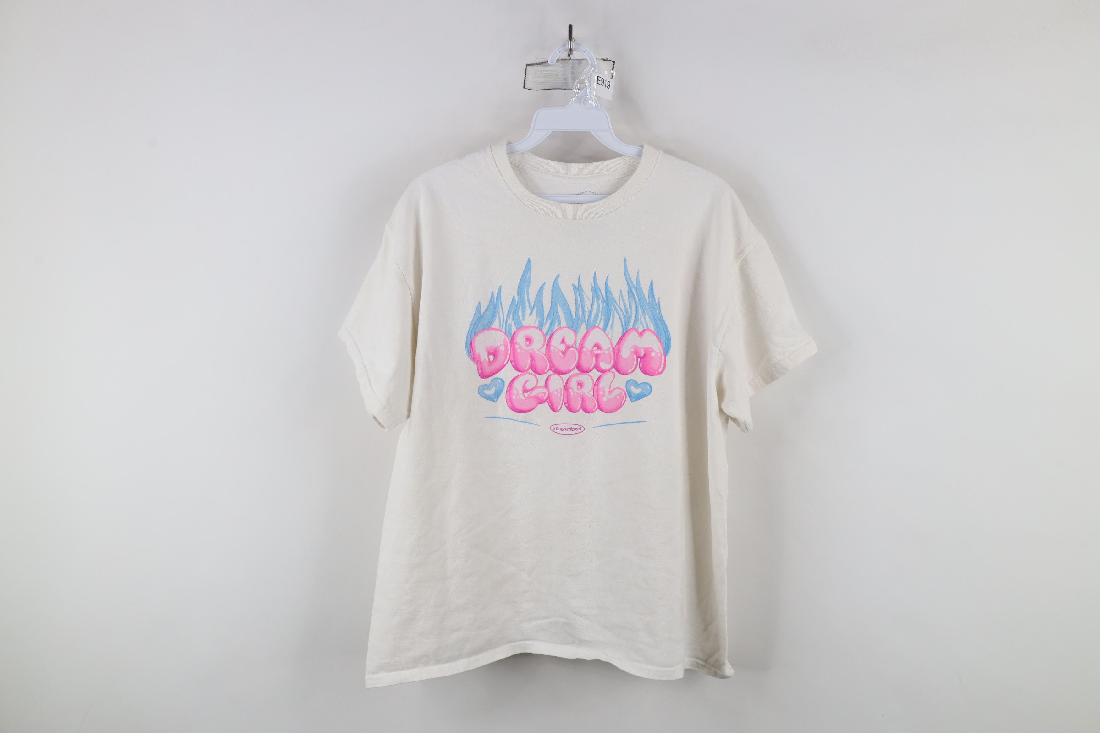 Vintage Vintage Y2K Dream Boy Anime Girl Fire Flames T-Shirt USA Size L / US 10 / IT 46 - 1 Thumbnail