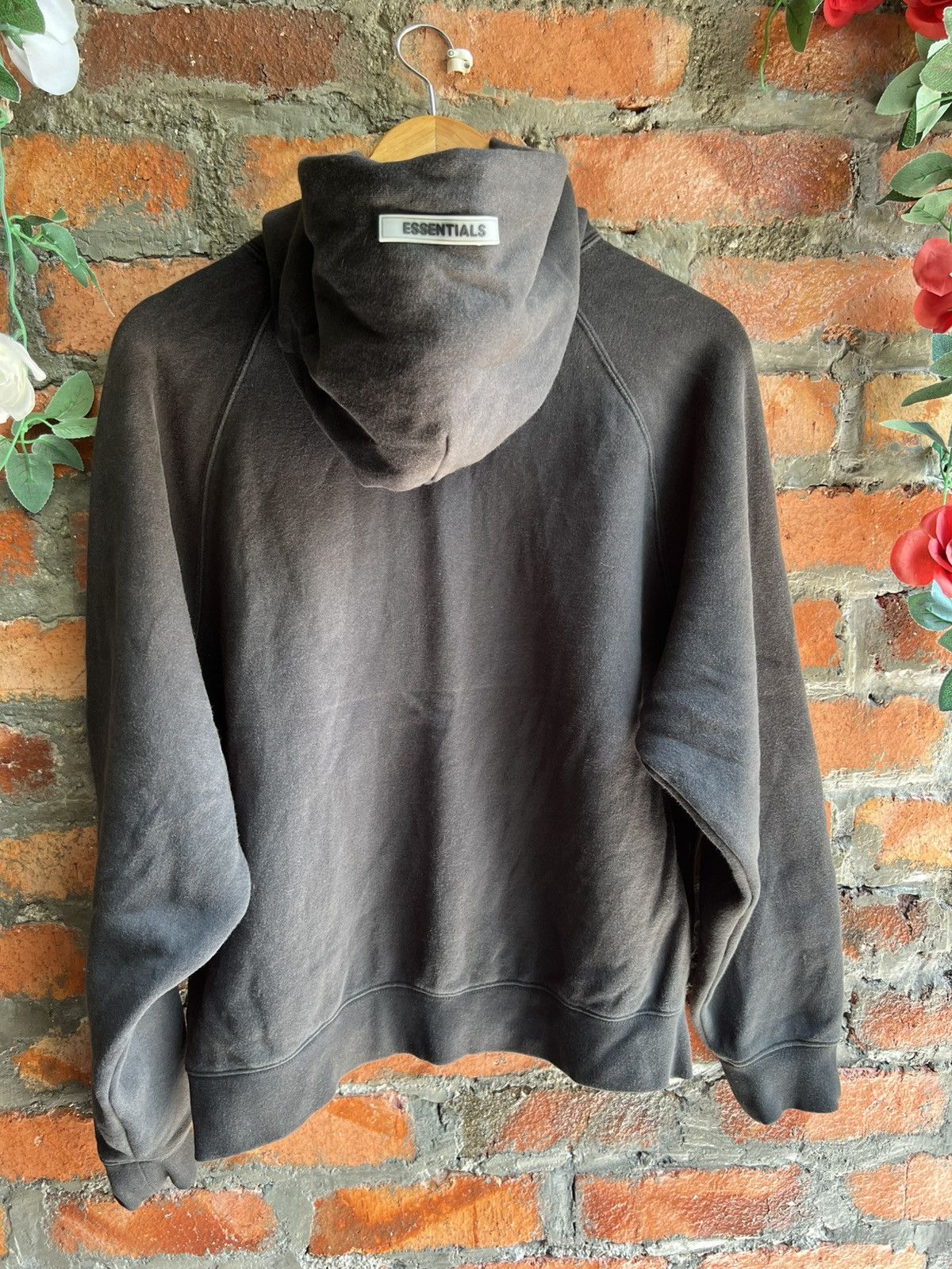 Essentials Fear Of God Hoodie Faded