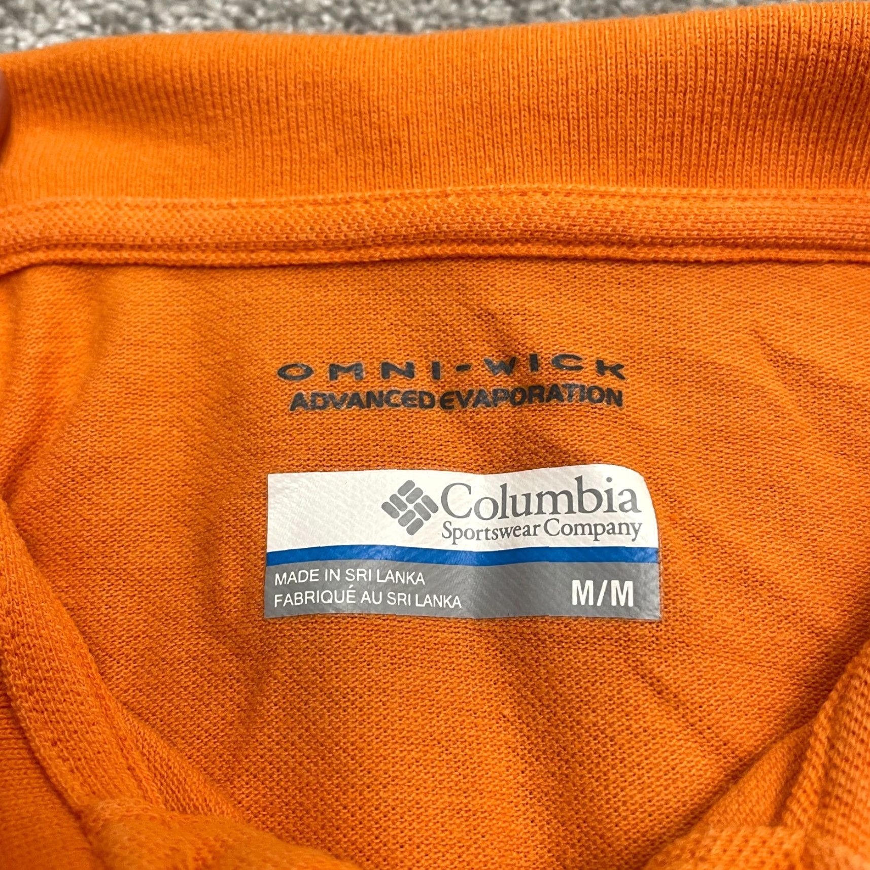 Vintage Columbia Omni Wick Shirt Mens Medium Orange Short Sleeve Collared Active Polo Size US M / EU 48-50 / 2 - 4 Thumbnail