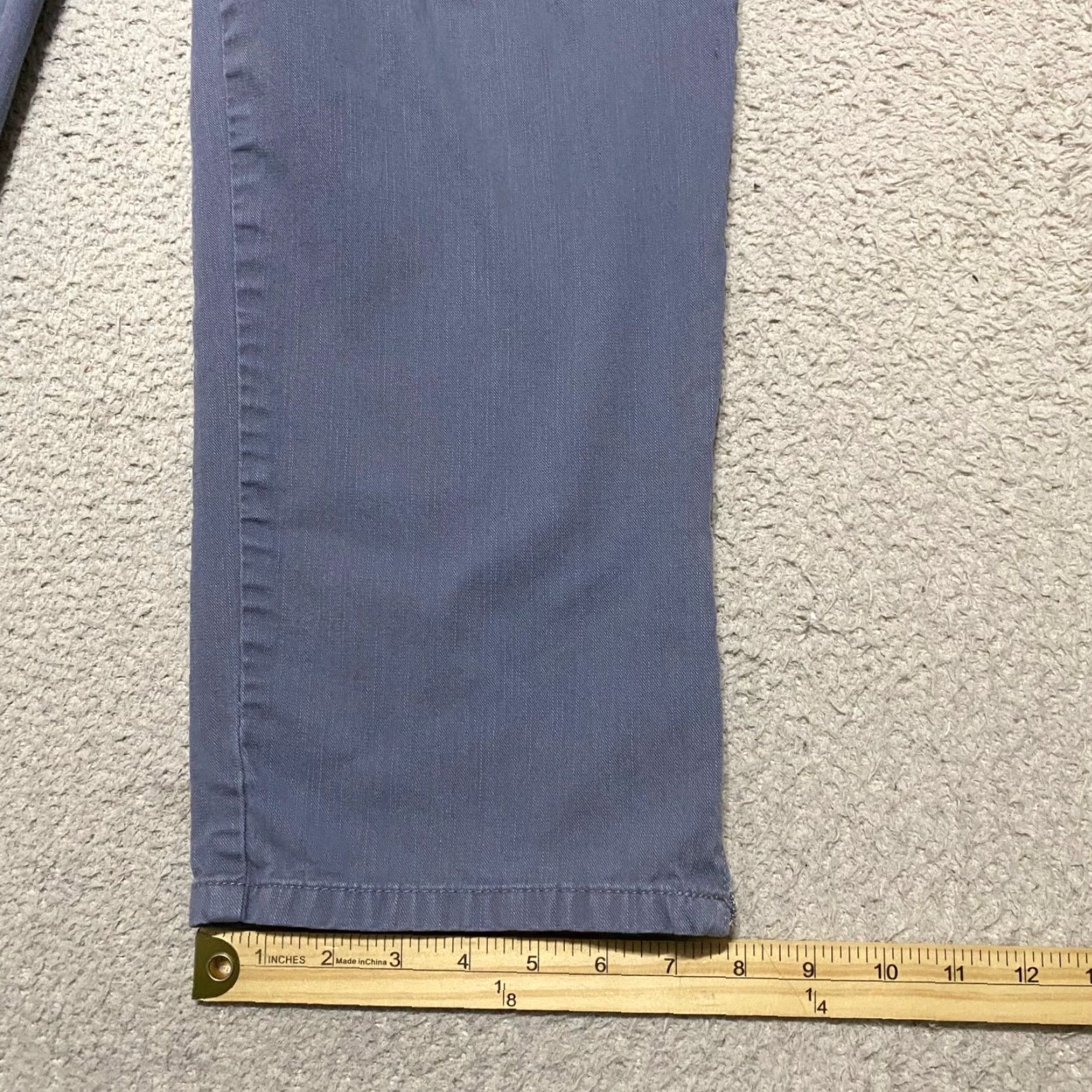 Norma Kamali Norma Kamali Jeans Womens 16 Regular Gray Denim Straight Crop Mid Rise 5-Pocket Design Size 38" / US 16 / IT 52 - 5 Thumbnail