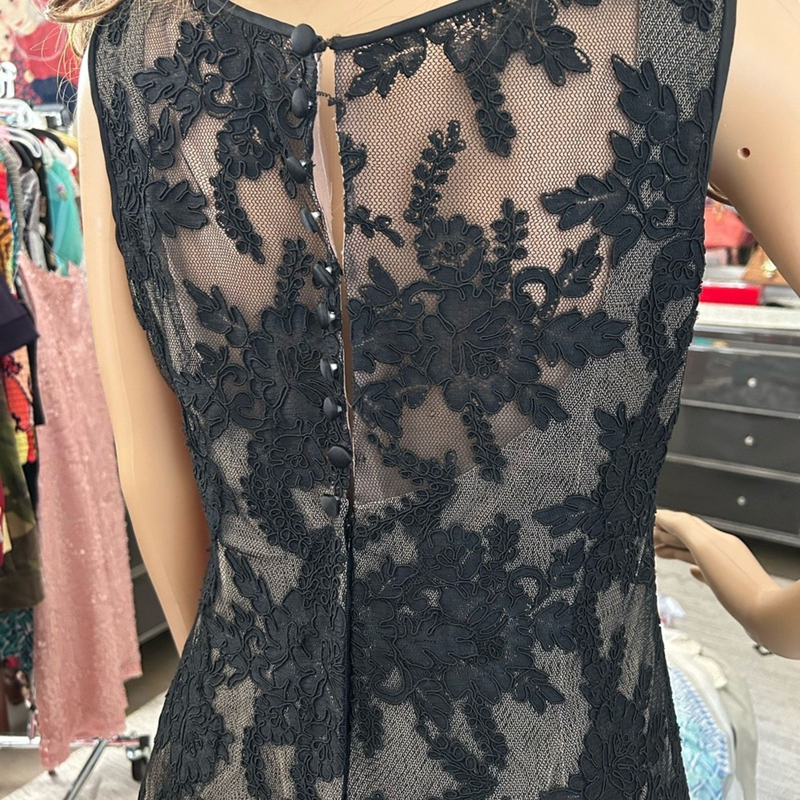 TAFT Rose Taft couture black lace women’s party dress size 10 Size L / US 10 / IT 46 - 11 Thumbnail