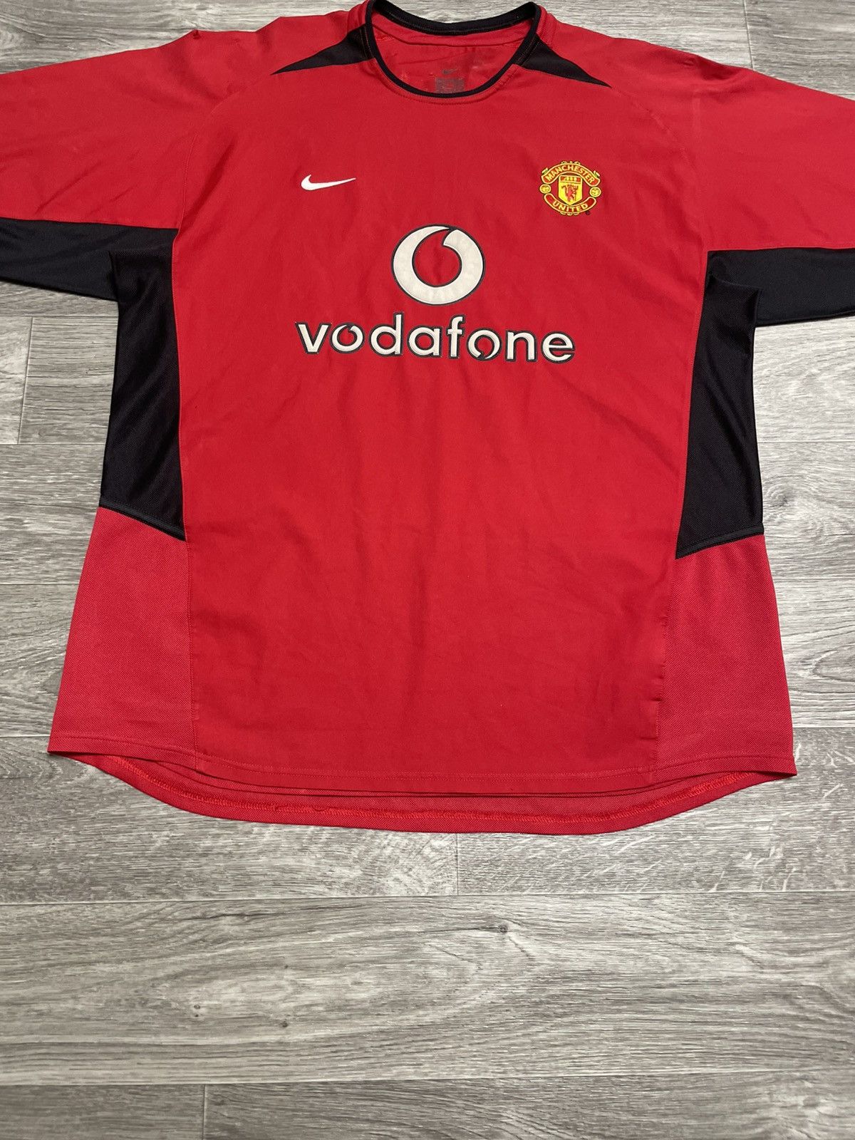 Nike VINTAGE NIKE 2002-04 MANCHESTER UNITED SHIRT SOCCER JERSEY Size US L / EU 52-54 / 3 - 3 Thumbnail