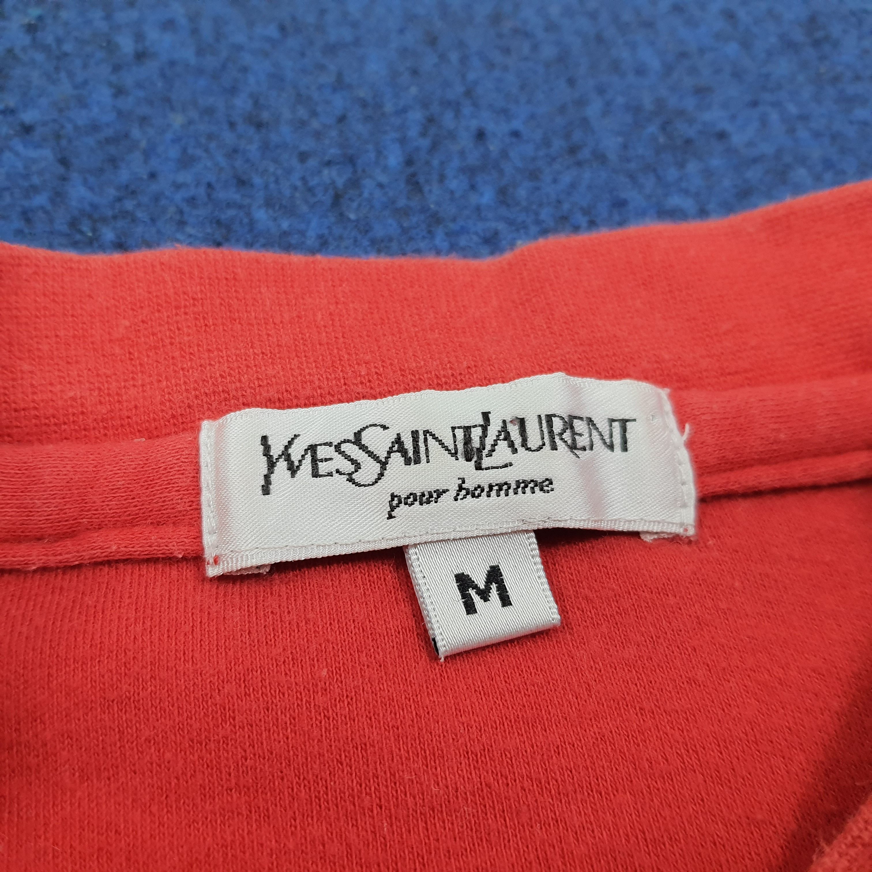 Yves Saint Laurent Vintage Yves Saint Laurent YSL Long Sleeve Tshirt C239N44 Size US L / EU 52-54 / 3 - 4 Thumbnail