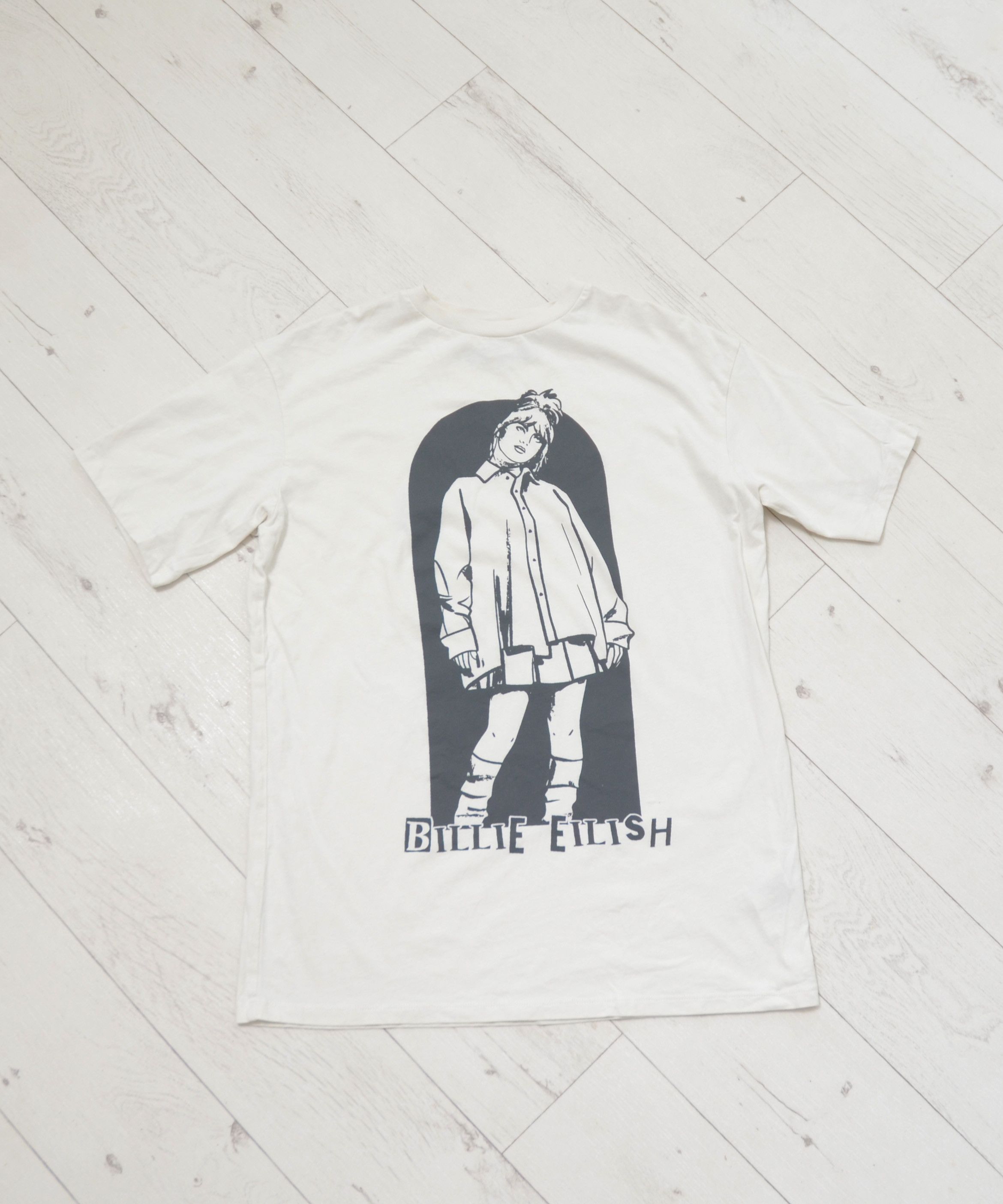 Band Tees × Billie Eilish Billie Eilish Print Bone white Tee Special Edition T-Shirt Size S / US 4 / IT 40 - 1 Thumbnail