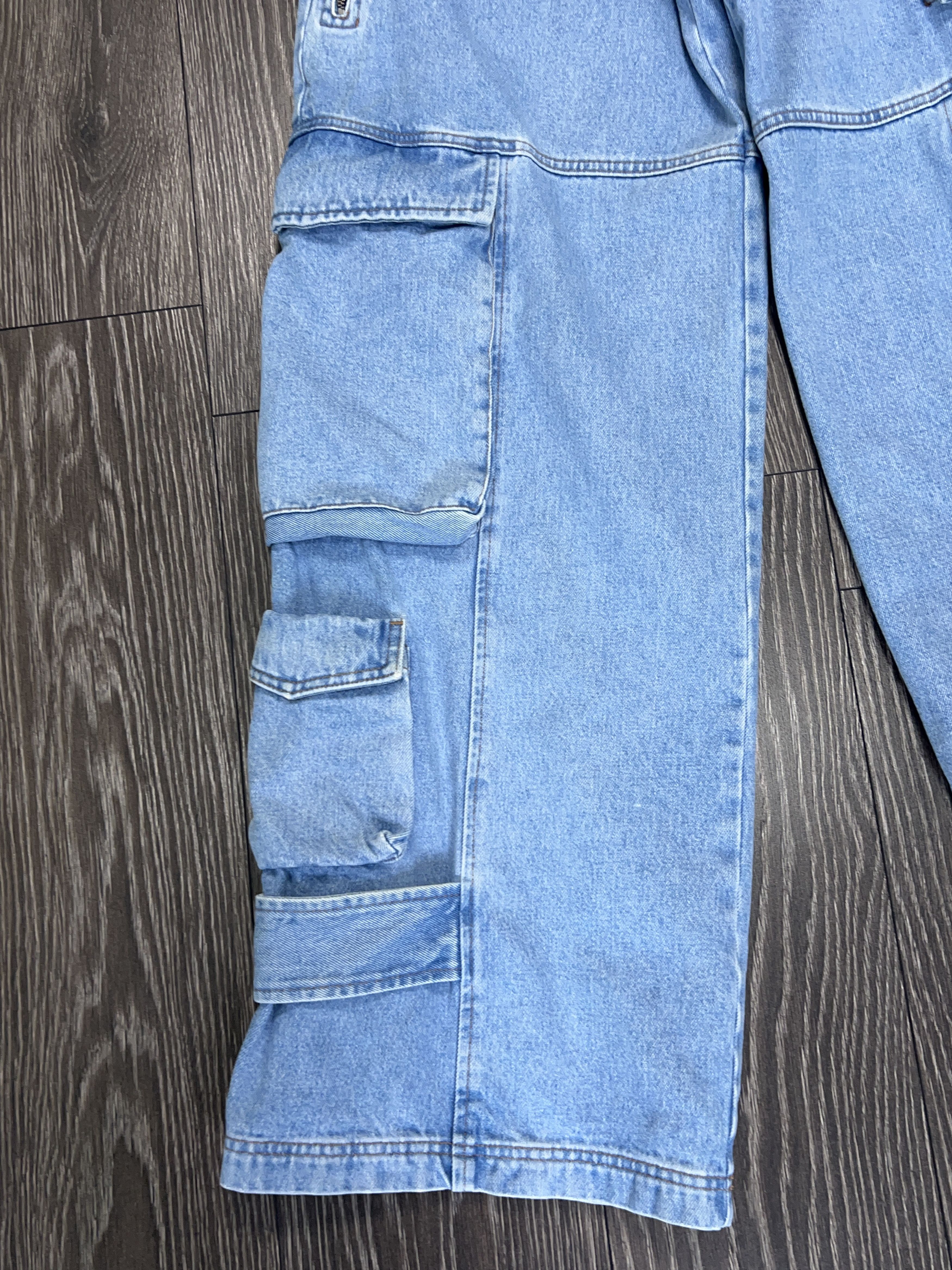 GCDS Ultracargo Denim Multipocket Pants Jeans Wide Leg Size 33 Size US 33 - 5 Thumbnail
