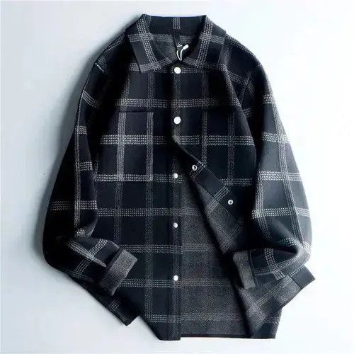 Japanese Brand New Classy Checkered Button Cardigan Jacket Size US XL / EU 56 / 4 - 1 Thumbnail