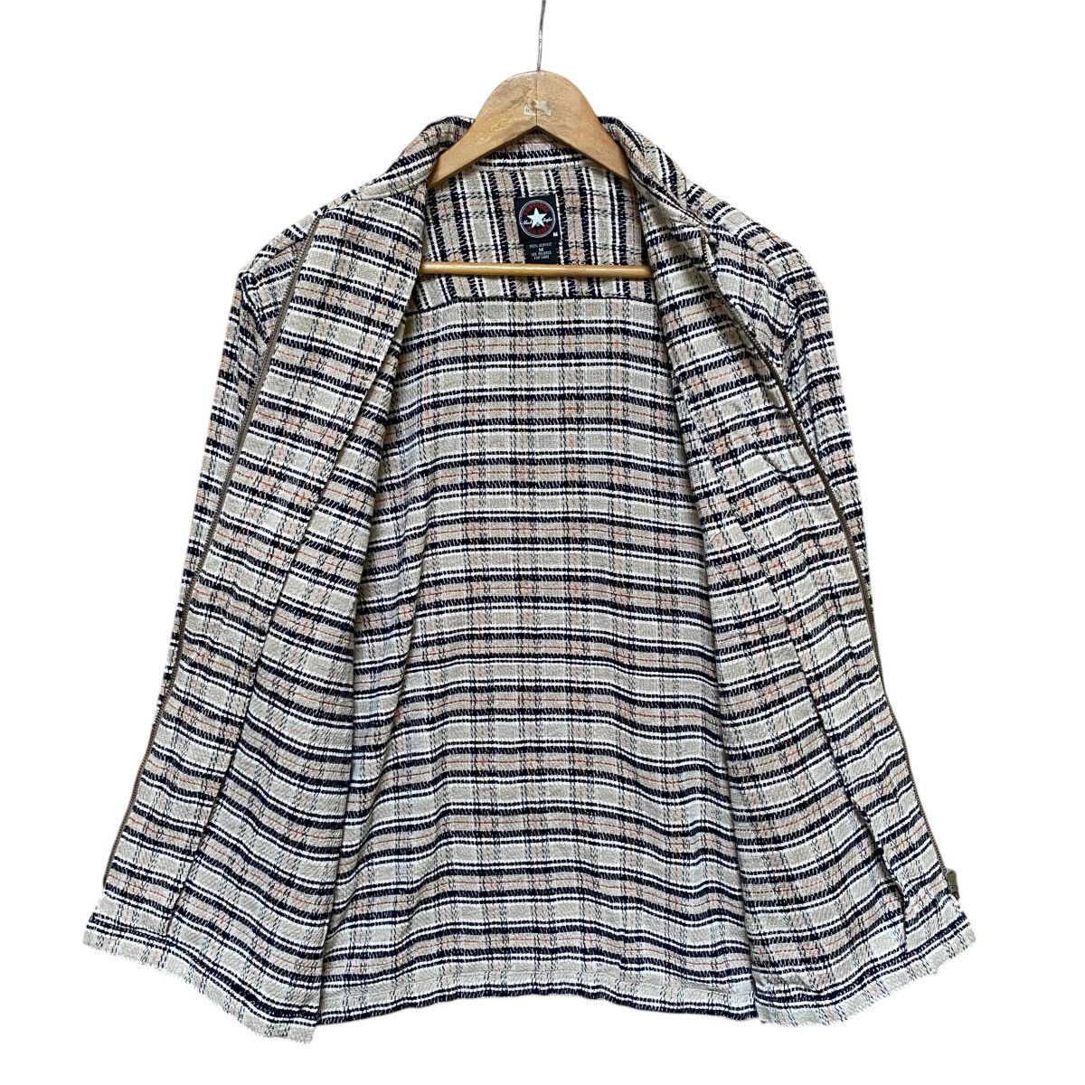 Converse × Vintage 🔥90s CONVERSE PLAID WORKER JACKET Size US L / EU 52-54 / 3 - 5 Thumbnail