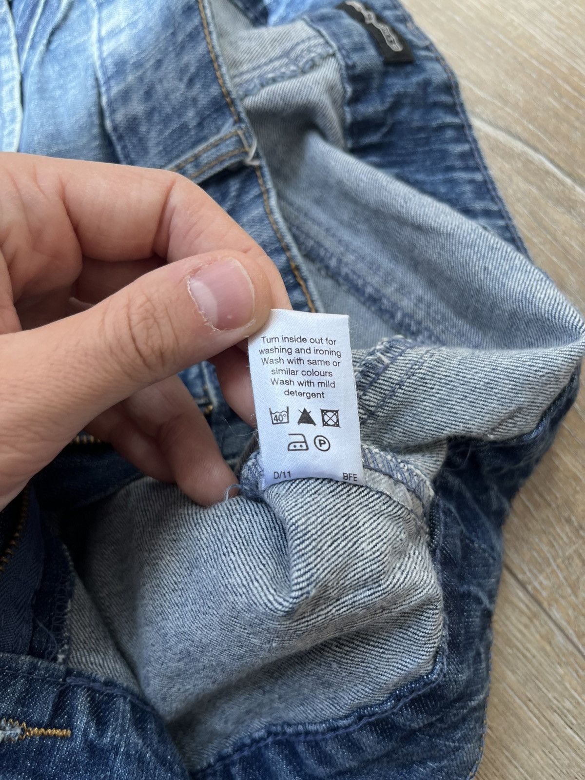 Hysteric Glamour CRAZY IF SIX WAS NINE STYLE FLARED Y2K JEANS Size US 32 / EU 48 - 15 Thumbnail