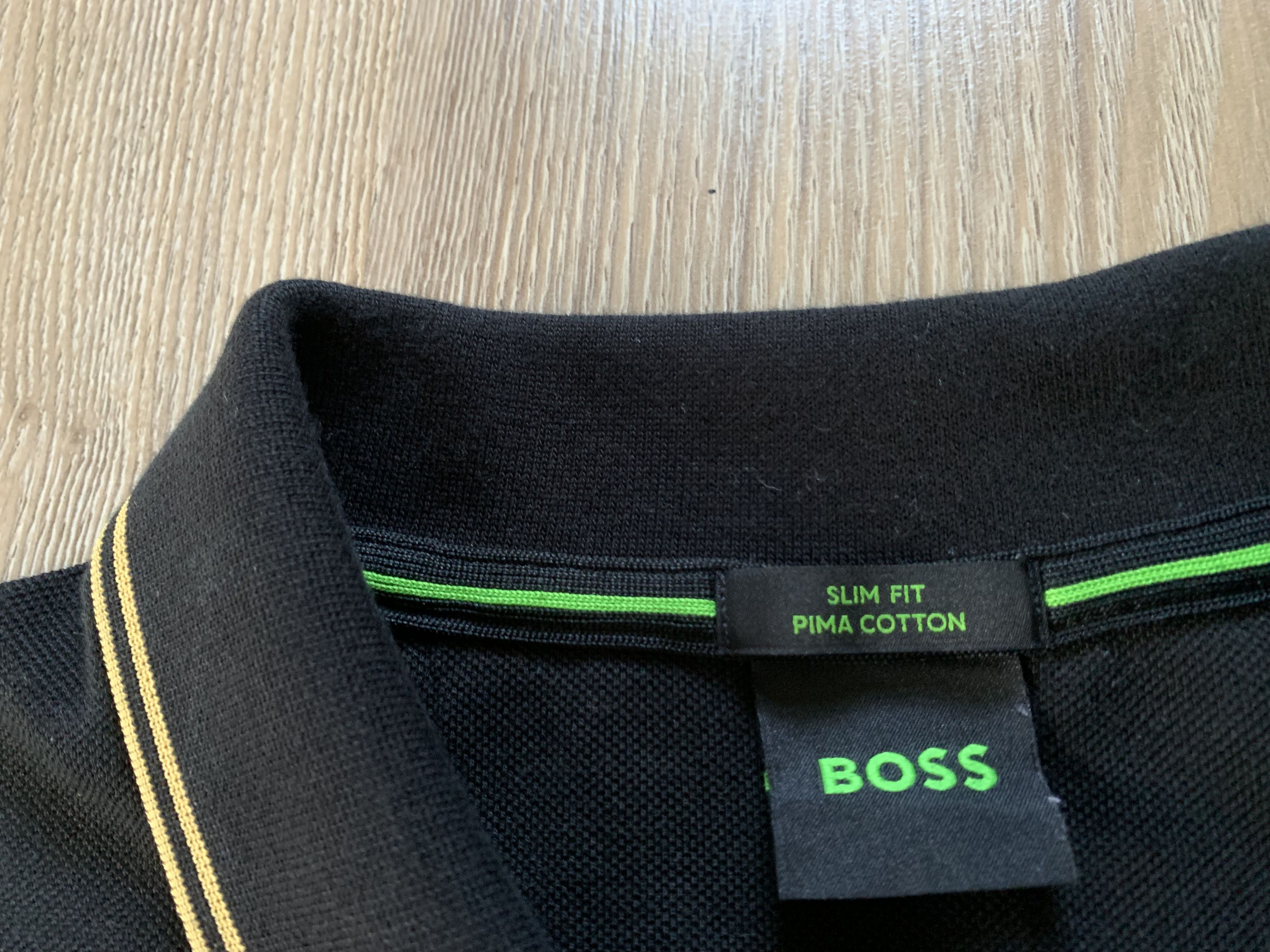 Hugo Boss Hugo Boss Slim Fit Pima Cotton Black Long Sleeve Polo Size US M / EU 48-50 / 2 - 6 Thumbnail